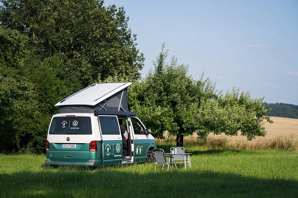 Mit dem California lautlos über den Campingplatz