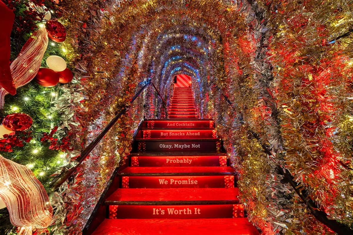 Entrance to Dramma Nightclub and Palma Verde NYC Times Square