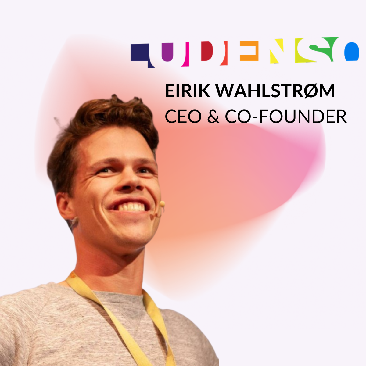 Eirik Wahlstrøm, founder and CEO of Ludenso