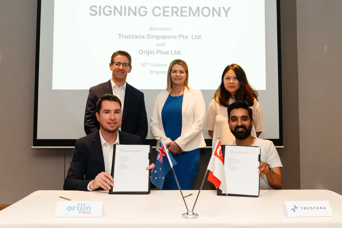 Trustana Singapore Pte. Ltd. ("Trustana") and Orijin Plus Ltd. ("Orijin Plus") sign partnership agreement
