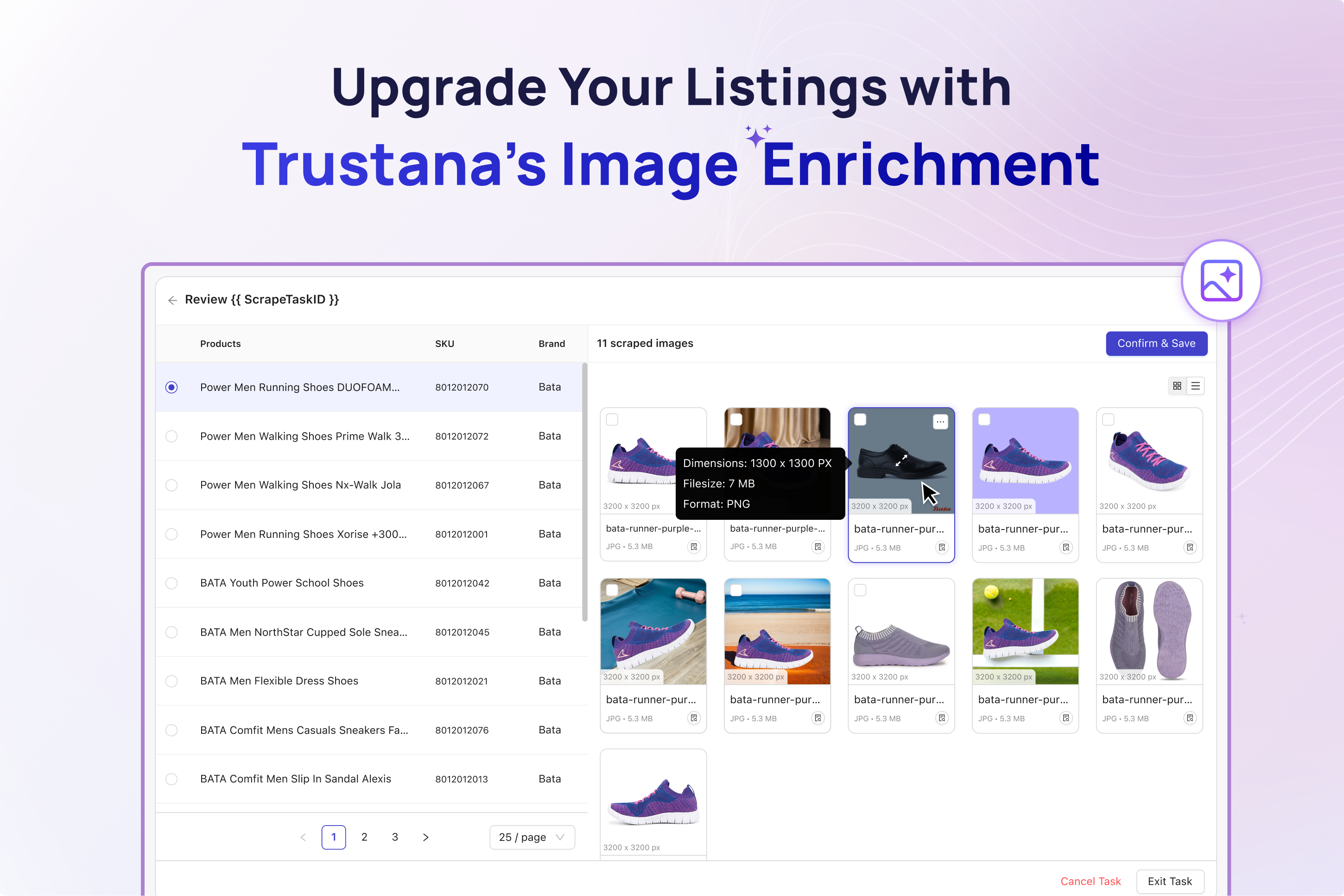 New Trustana GenAI content templates, automated image extraction tools, and new AI validation workflows