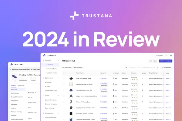 Trustana Image Enrichment, Smart AI Attributes, and seamless global e-commerce solutions