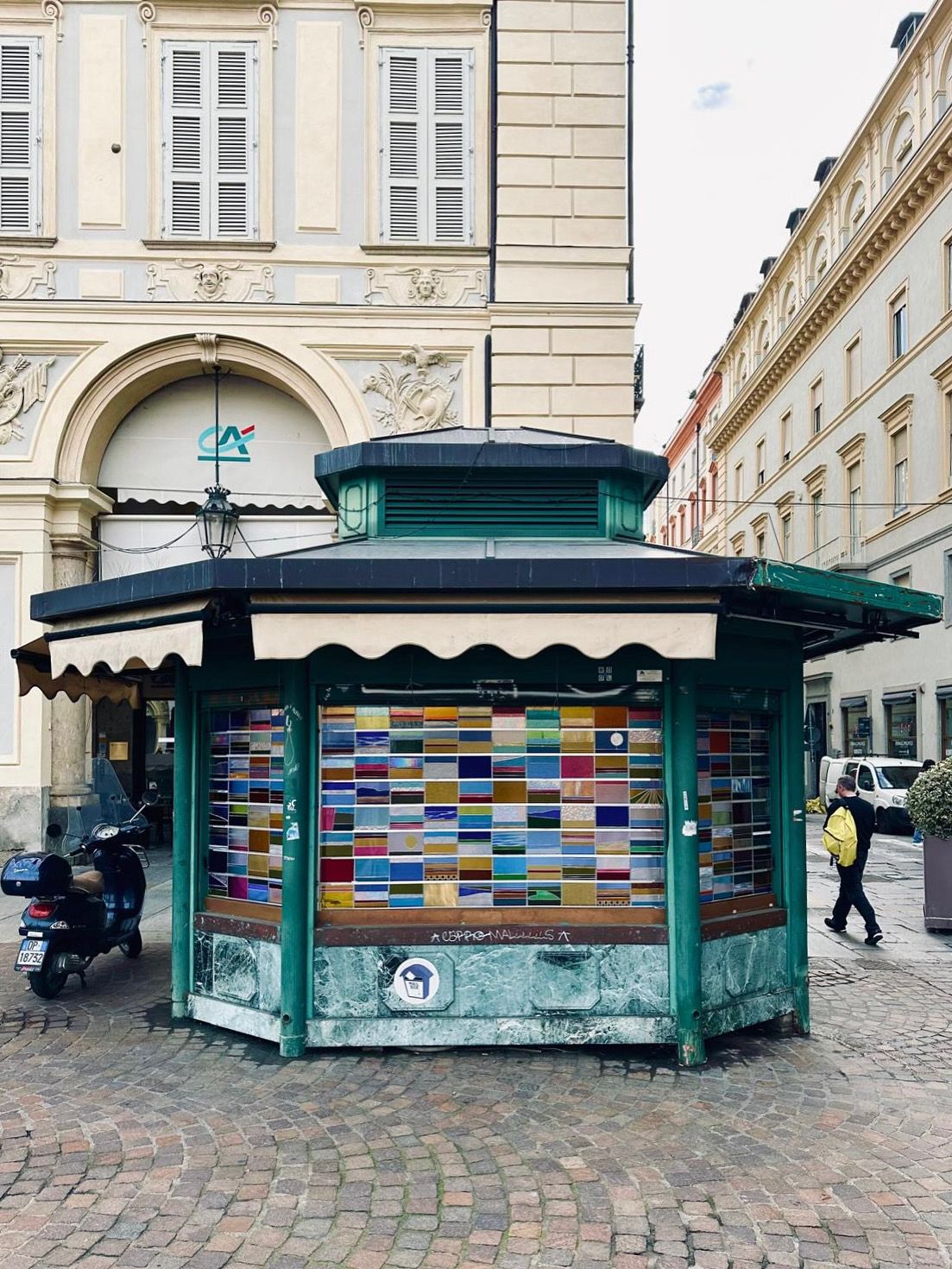 Daria Koltsova — Postcards from Home in Piazza San Carlo, Turin