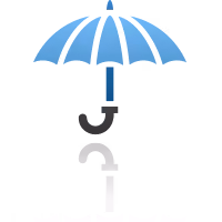 umbrella insurance illustration concept