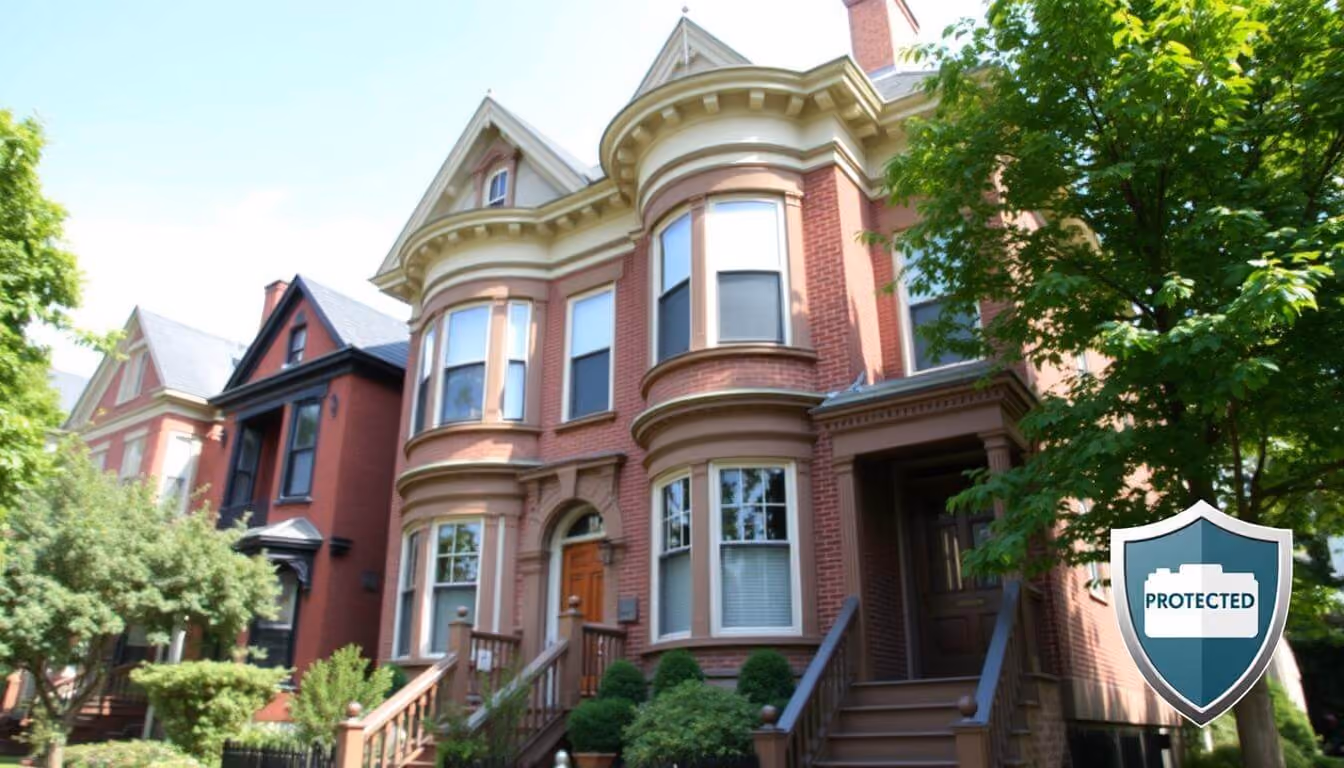 New York home with homeowners insurance protection