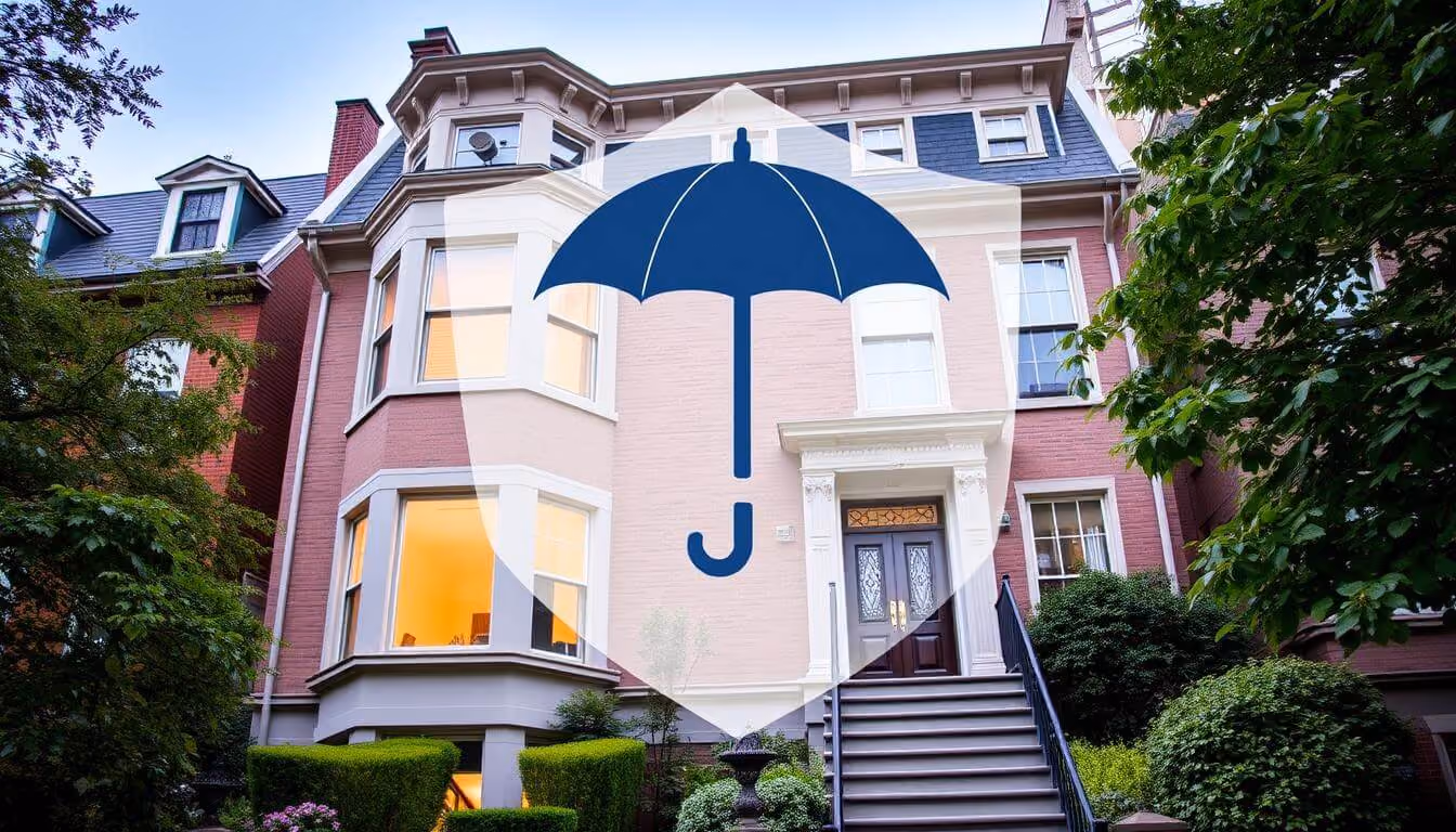 Protected New York home with insurance coverage