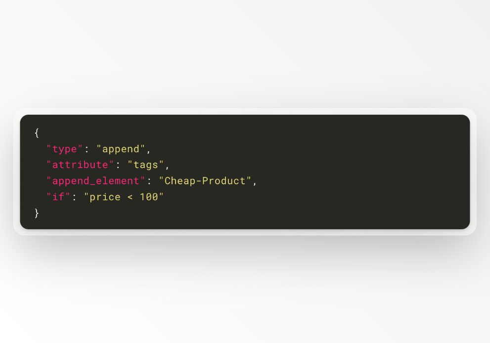 New Append Modifier: Easily Manipulate Lists in Your Product Data