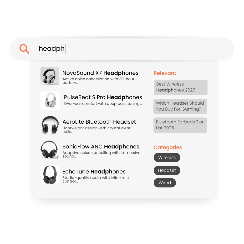 Increase Ecommerce Conversions with Instant Search Results