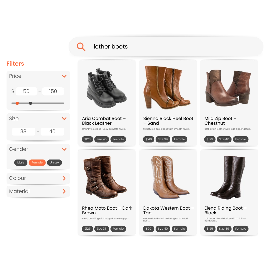 Increase Search Relevance with Dynamic Faceted Filters for Ecommerce