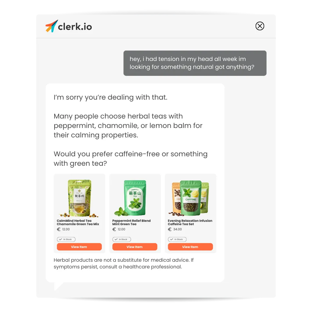 Guide Shoppers with AI Chat Problem-Based Product Matching