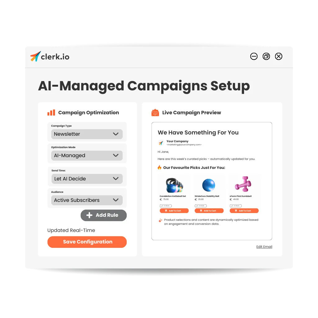 Automate Email Performance with AI-Managed Campaigns