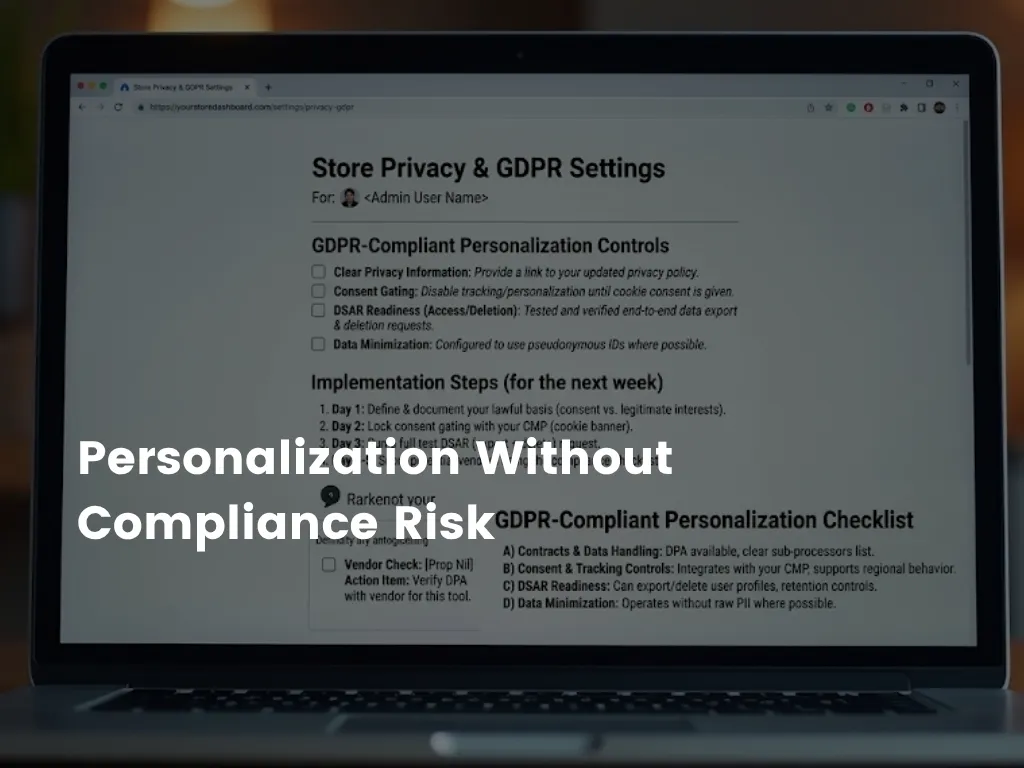Find the Best GDPR-Compliant Personalization Tools for Your Store
