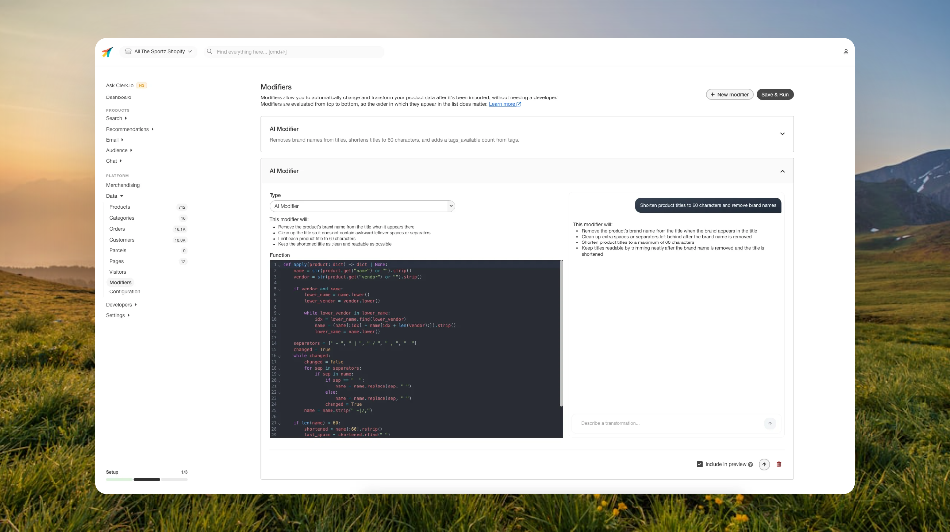 New Feature: AI Modifiers
