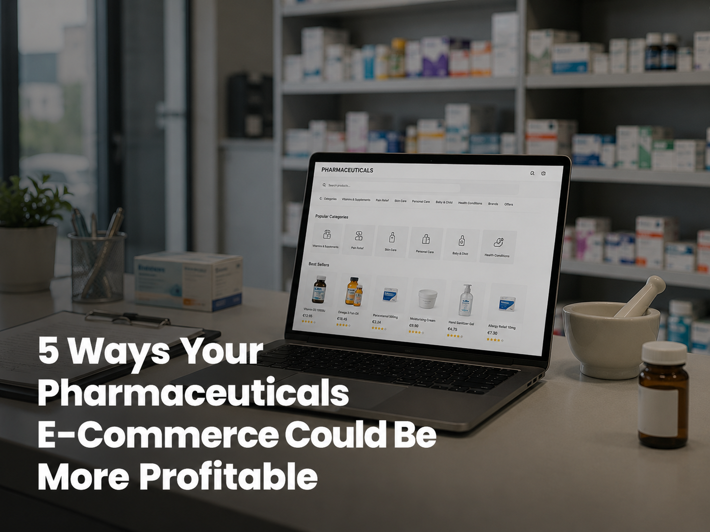 5 Ways Your Pharmaceuticals E-Commerce Could Be More Profitable