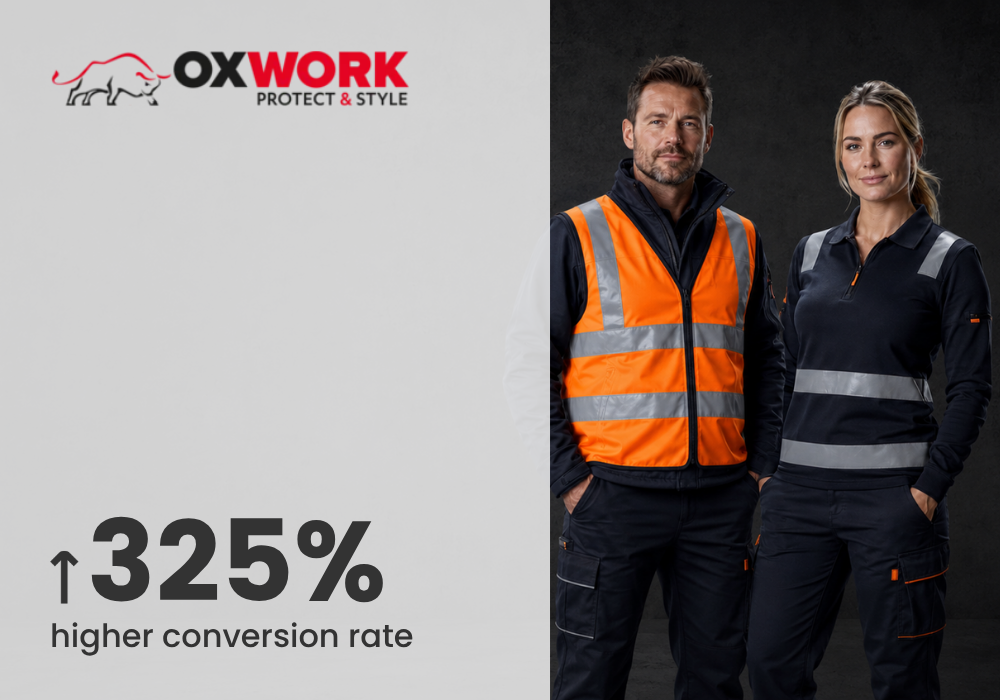 How Oxwork Achieved a 325% Higher Conversion Rate With AI-Powered Product Discovery