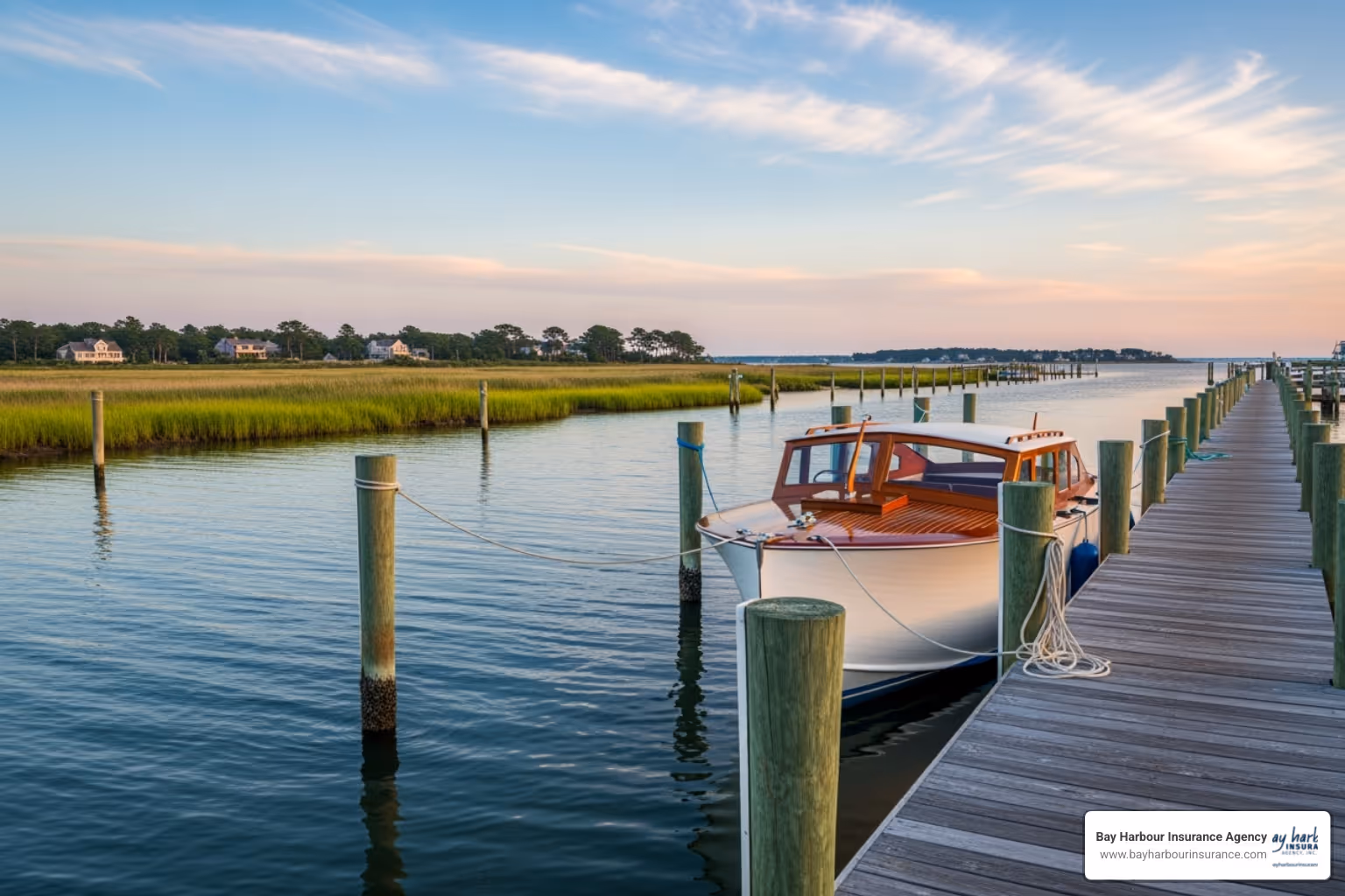 A boat being stored in a Long Island marina - boat insurance long island A boat being stored in a Long Island marina - boat insurance long island