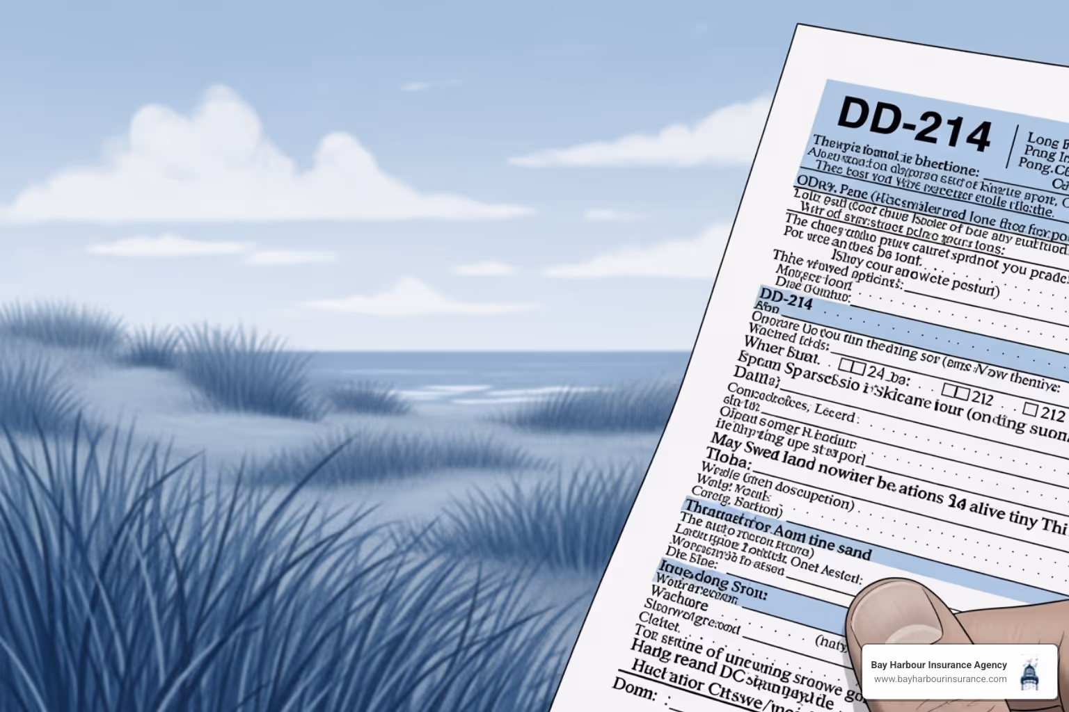 DD-214 form - auto insurance for veterans