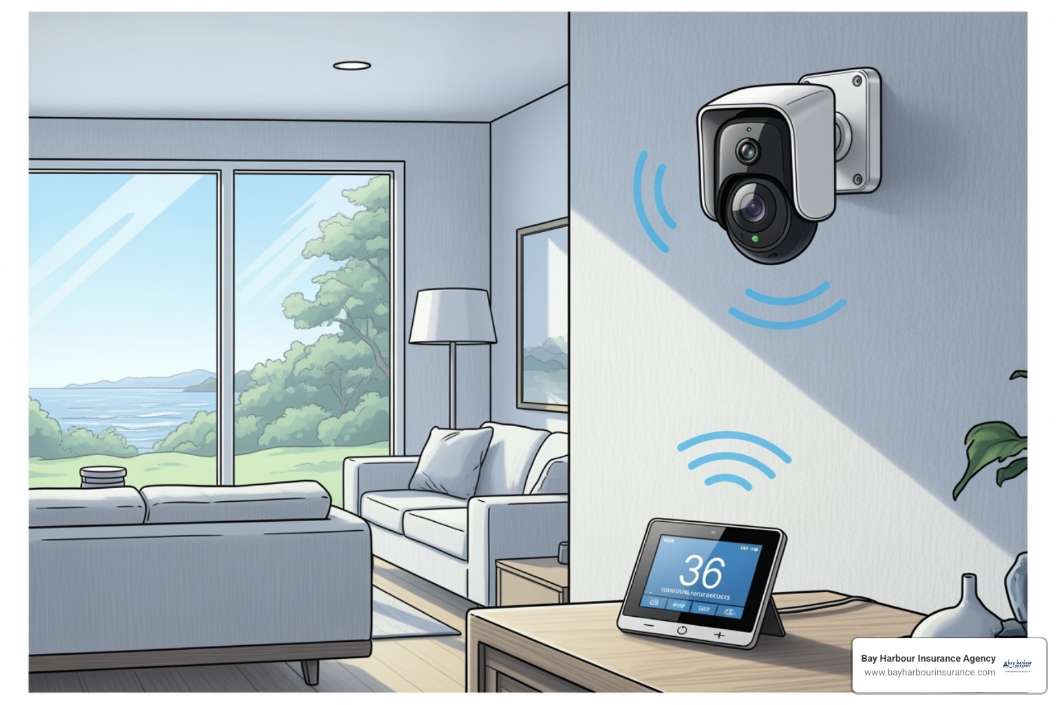 smart home security system - best homeowners insurance for second home
