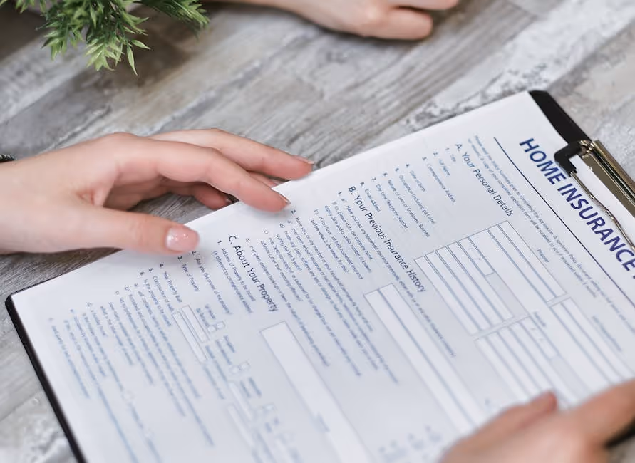 person reading an insurance policy document - second home insurance quote