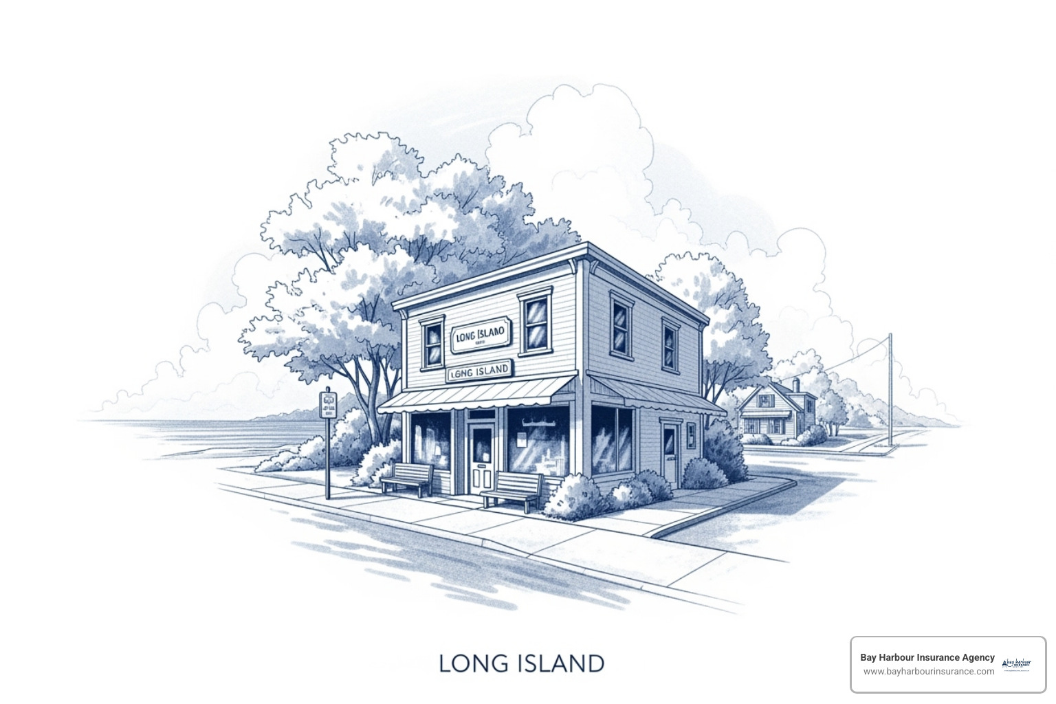 illustration of a long island business 