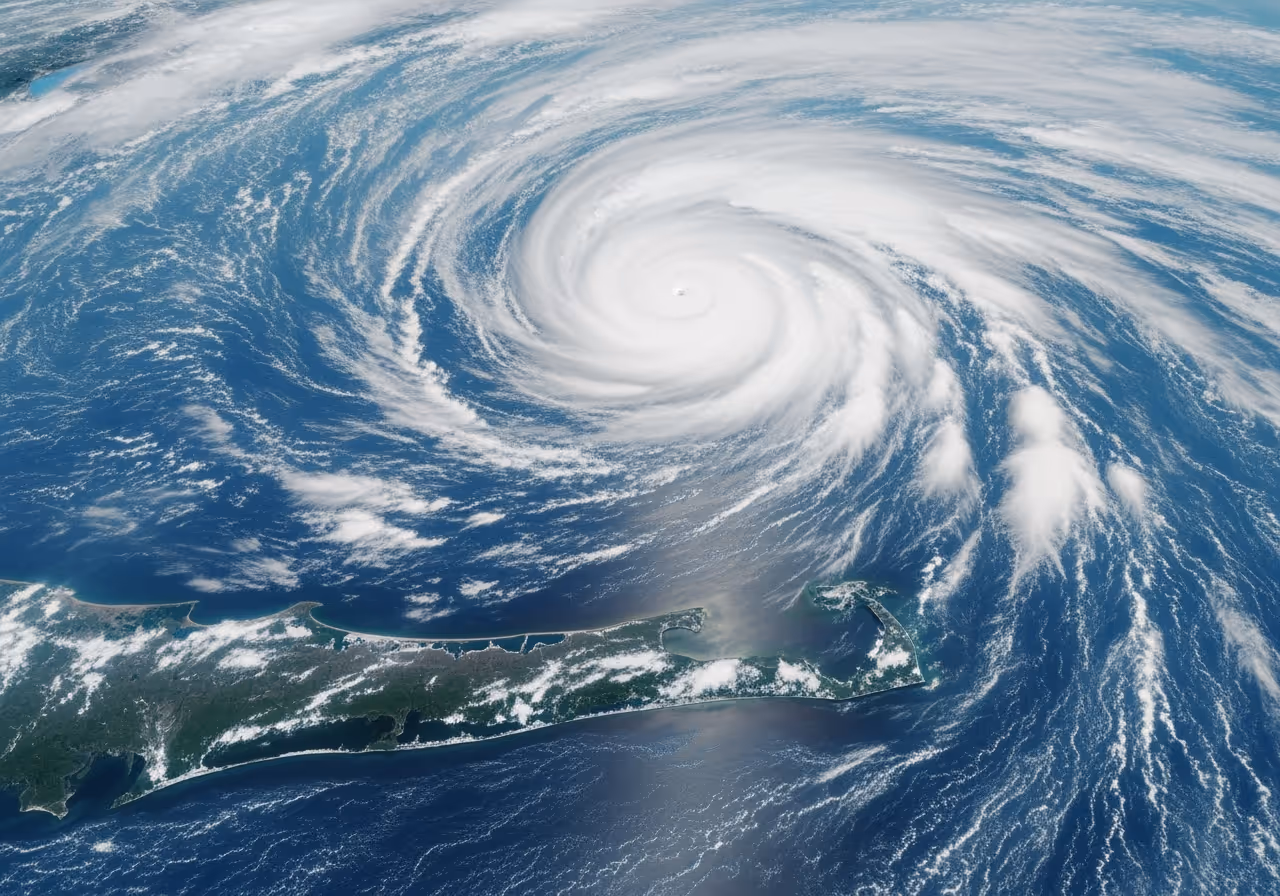 weather map showing a storm approaching Long Island - best affordable home insurance