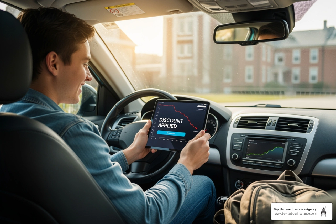 report card with an A+ grade highlighted - car insurance student discount report card with an A+ grade highlighted - car insurance student discount