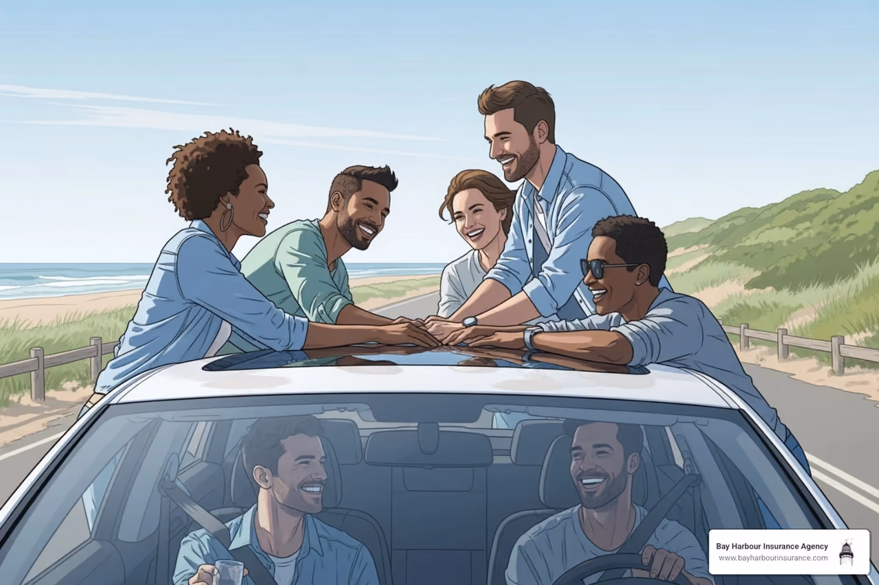 any driver car insurance group of friends sharing a car on Long Island - any driver car insurance