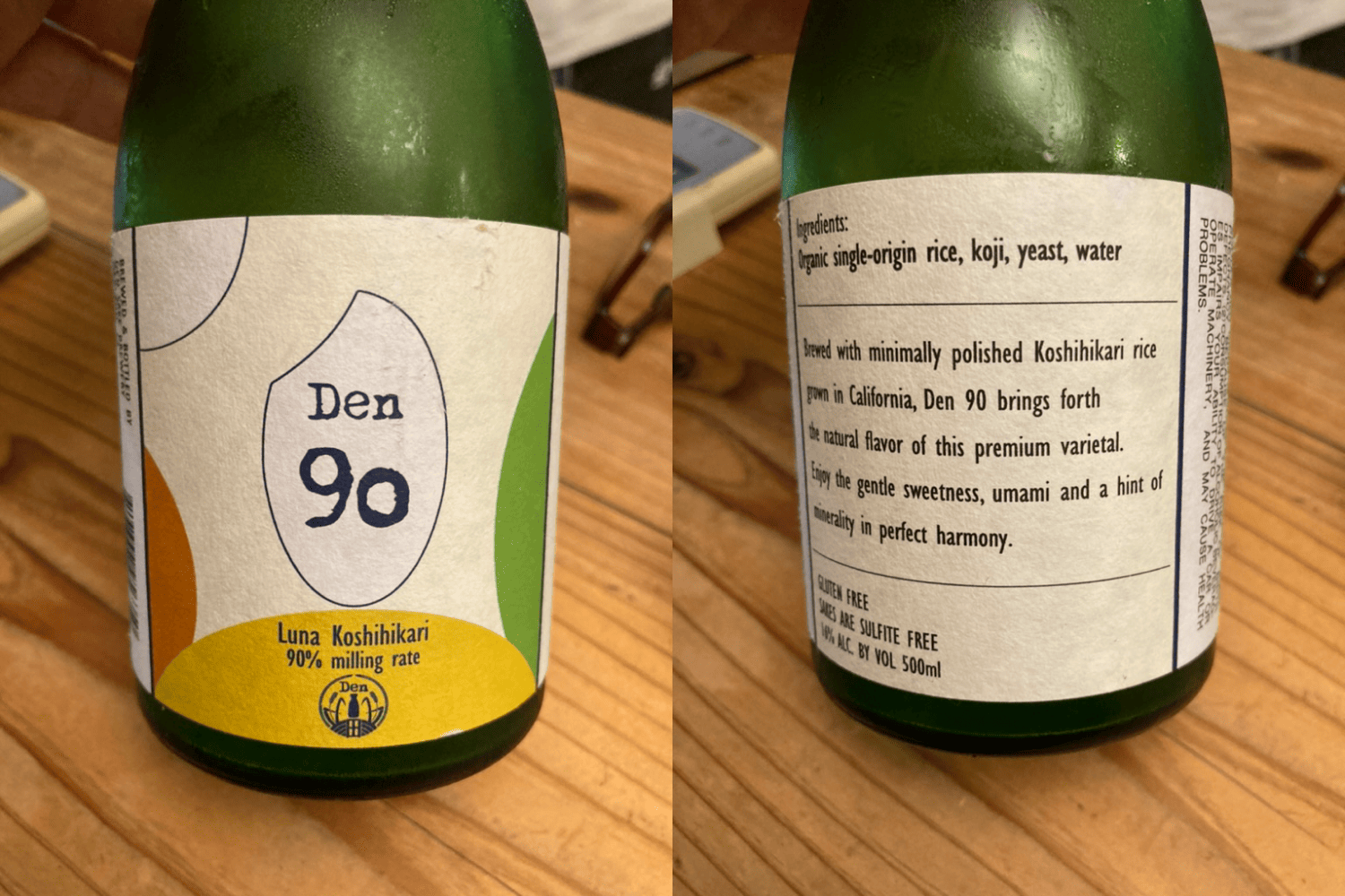 Sake "Den" produced in Oakland, California