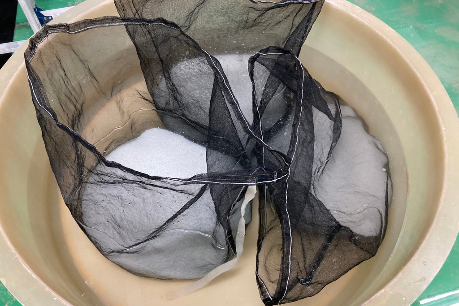 Soaking of the sake rice