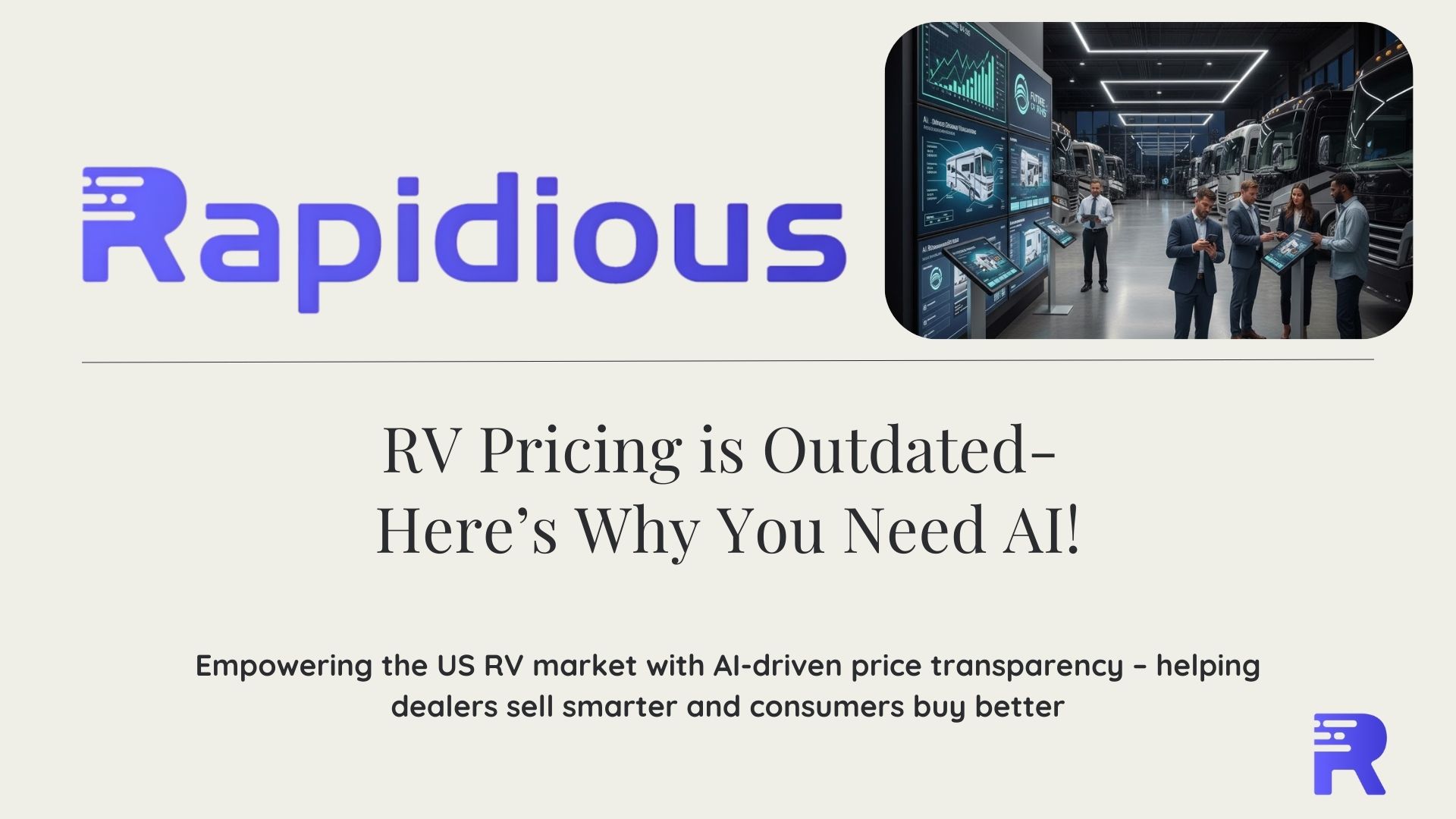 AI in RV market, RV outlook