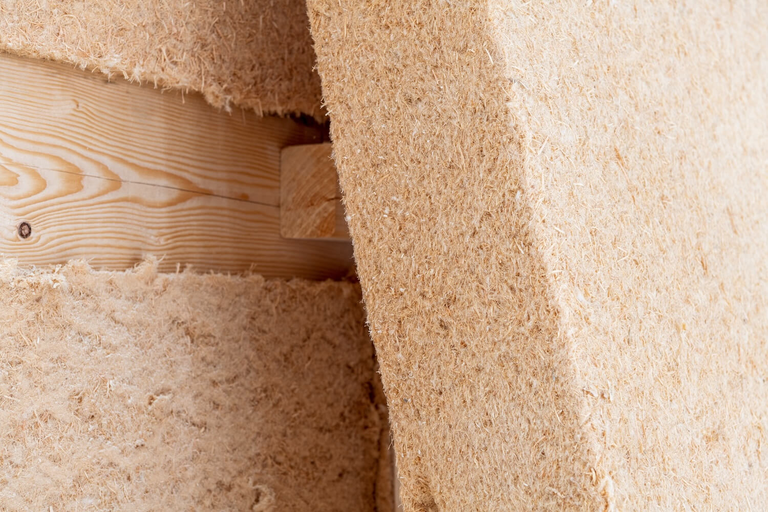 Dämmplatten aus Holzfasern