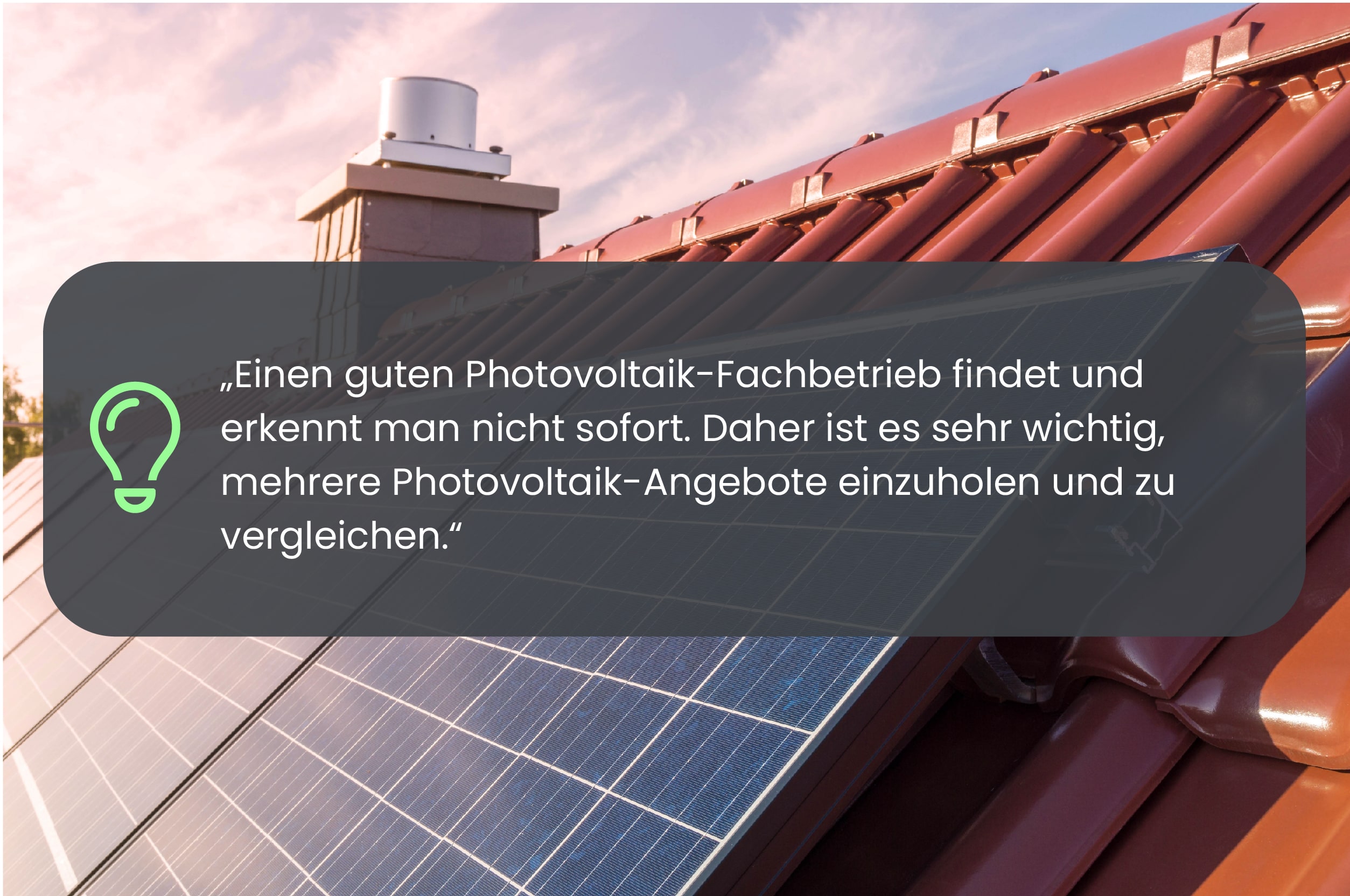 Experten-Zitat von Enter: PV-Angebote einholen und vergleichen
