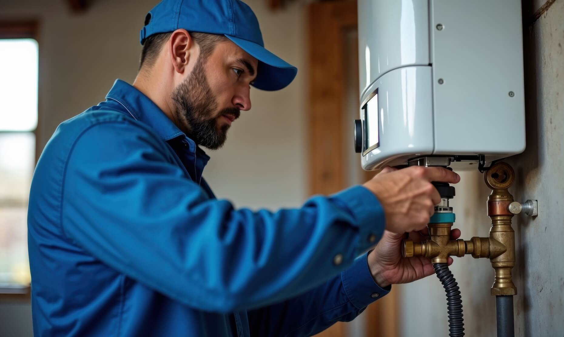 Professionelle Wartung einer Gasheizung