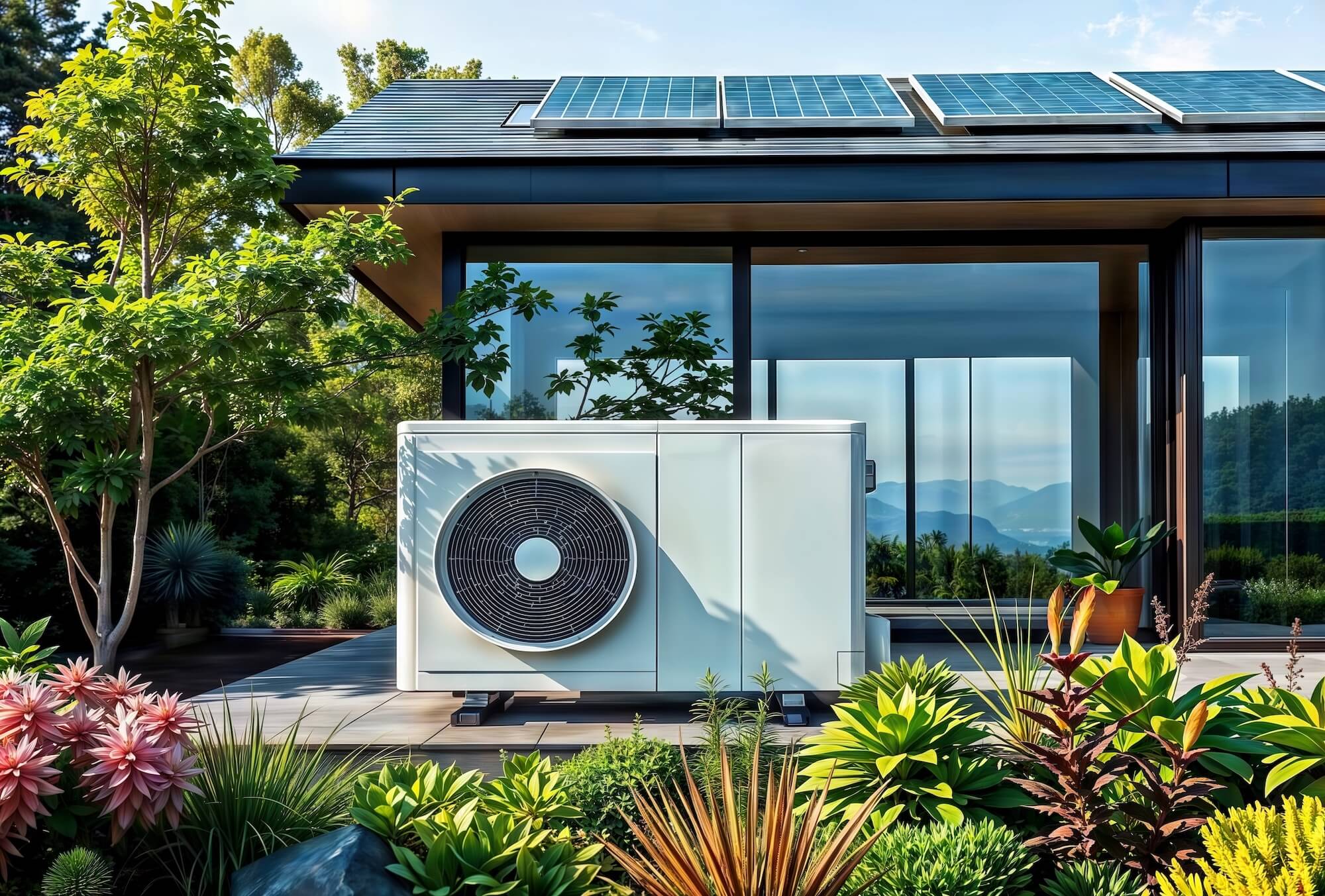 Die Kombination von Wärmepumpe und PV-Anlage bringt enorme Vorteile mit sich.