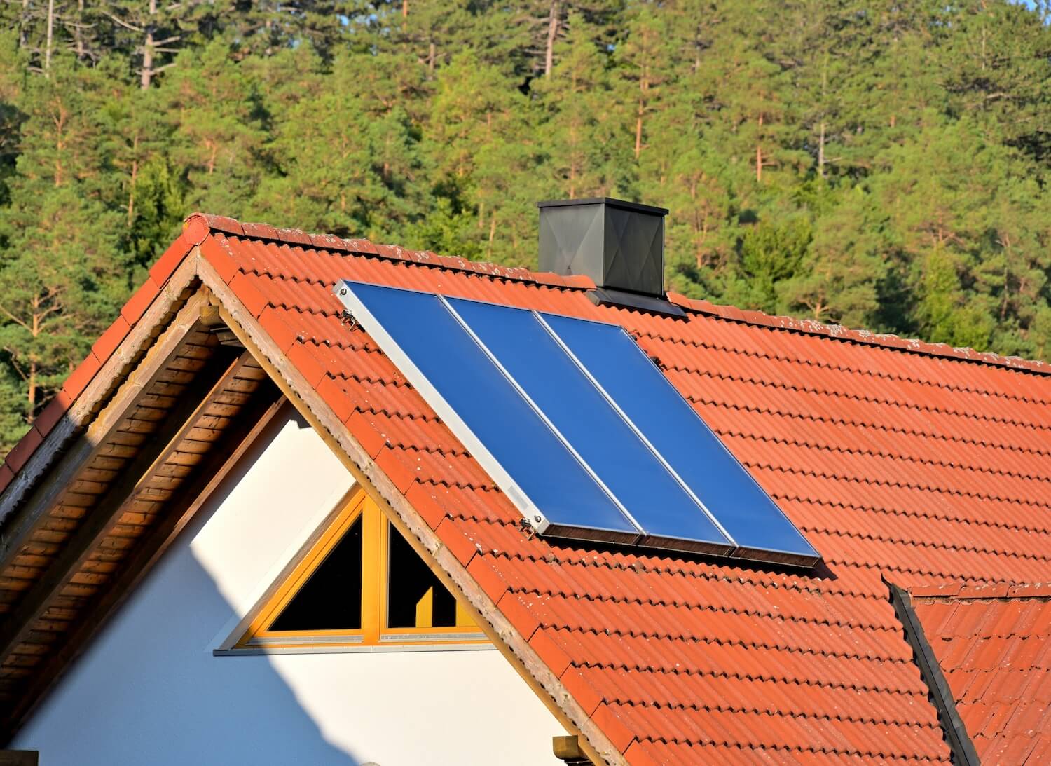 Solarthermie auf dem Dach