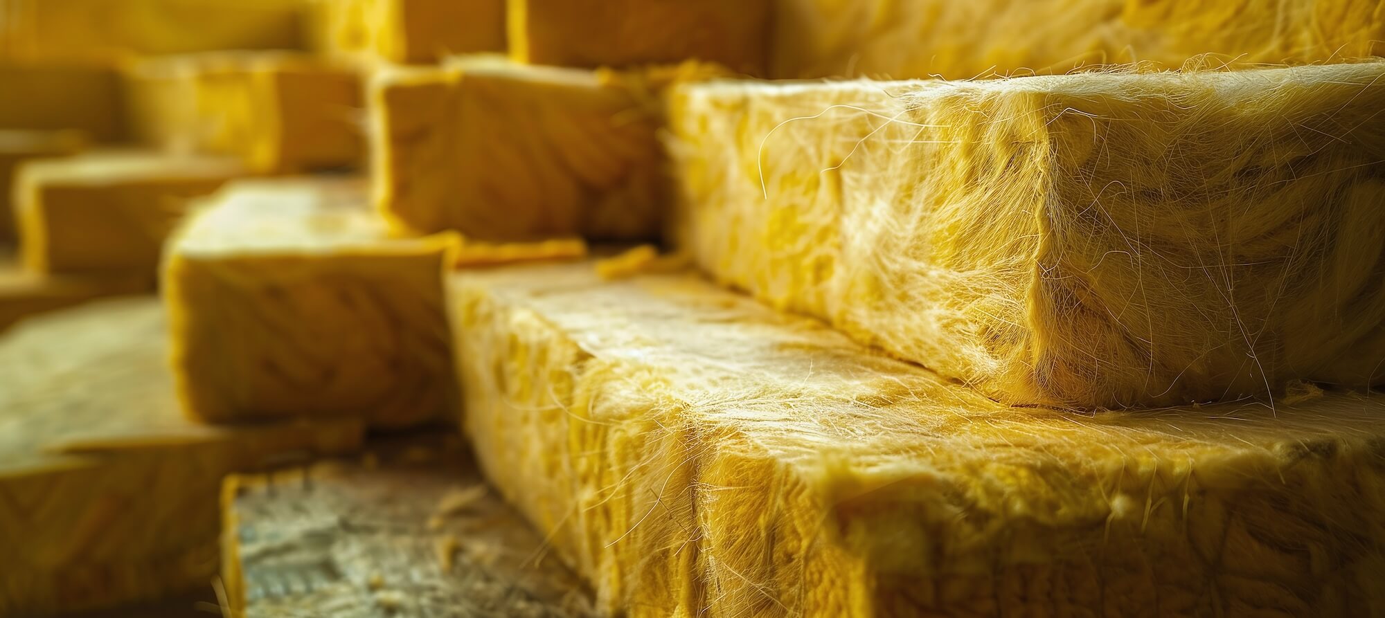 Zu Platten zugeschnittene Mineralwolle