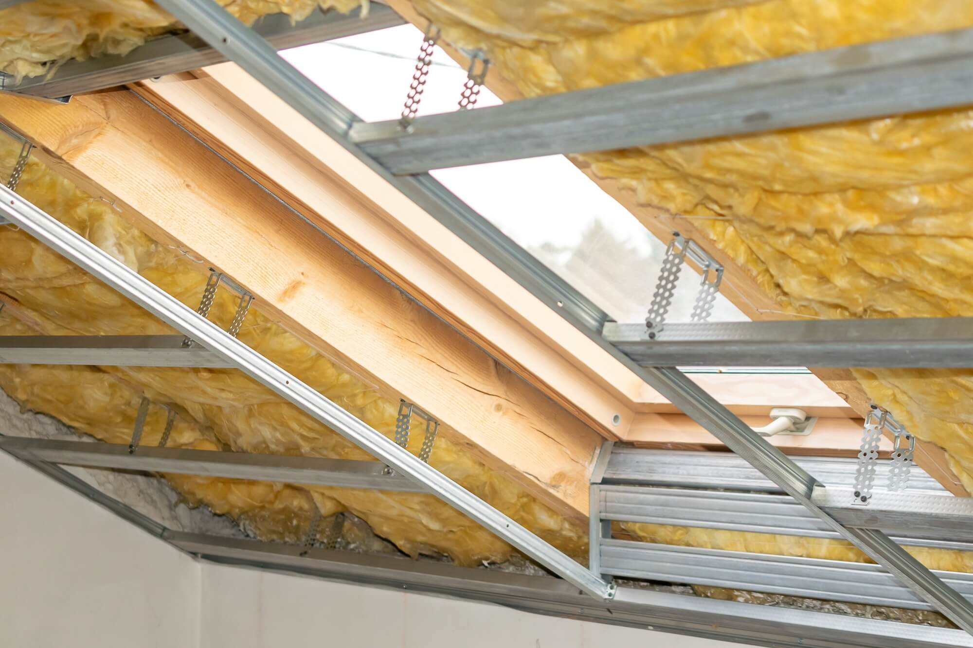 Dachdämmung aus Mineralwolle