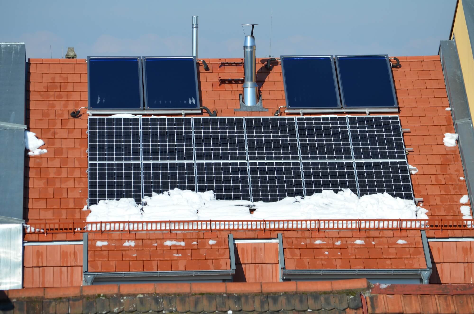 Der Einfallswinkel der Sonnenstrahlen bei Solarthermie