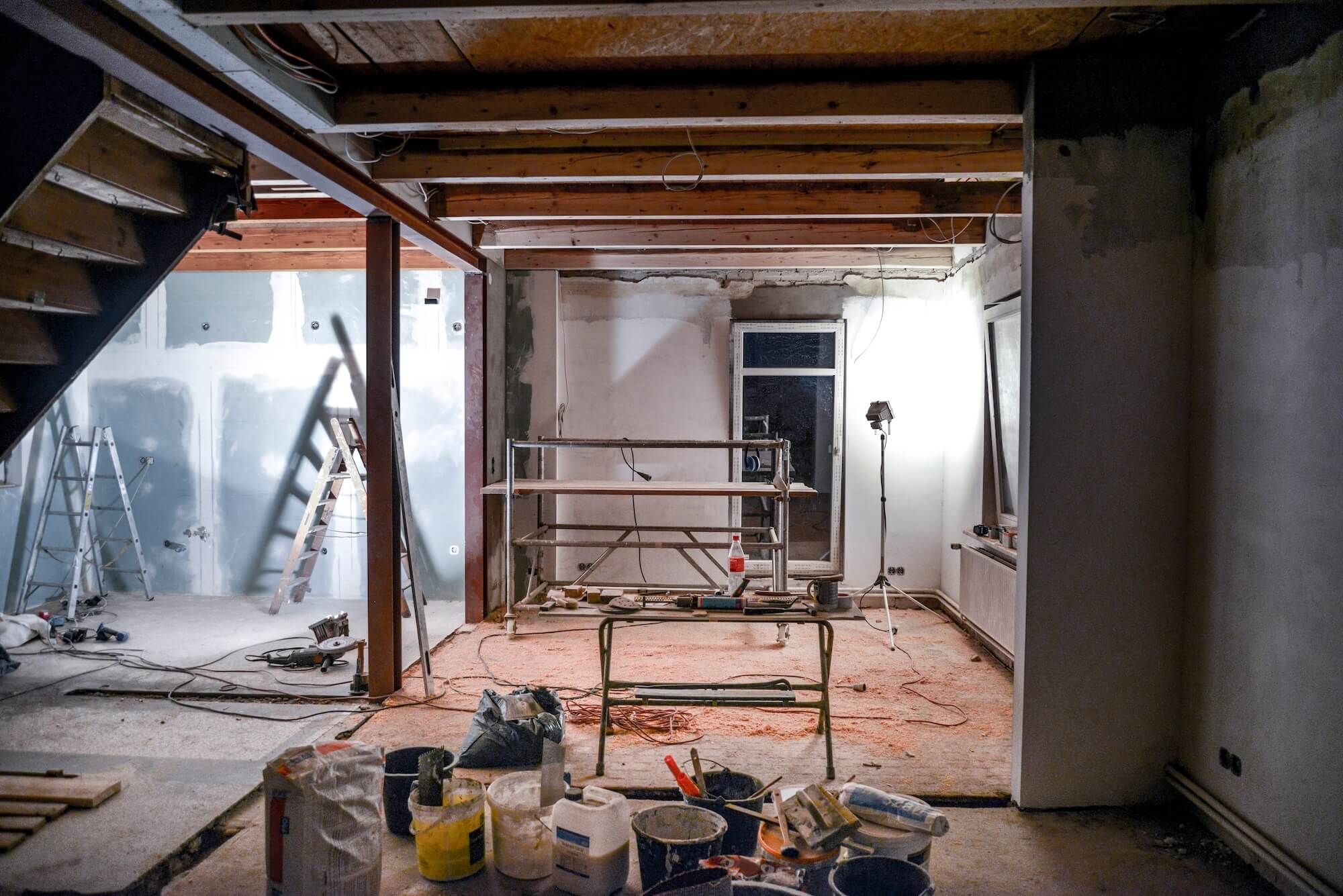 Wohnhaus wird komplett saniert