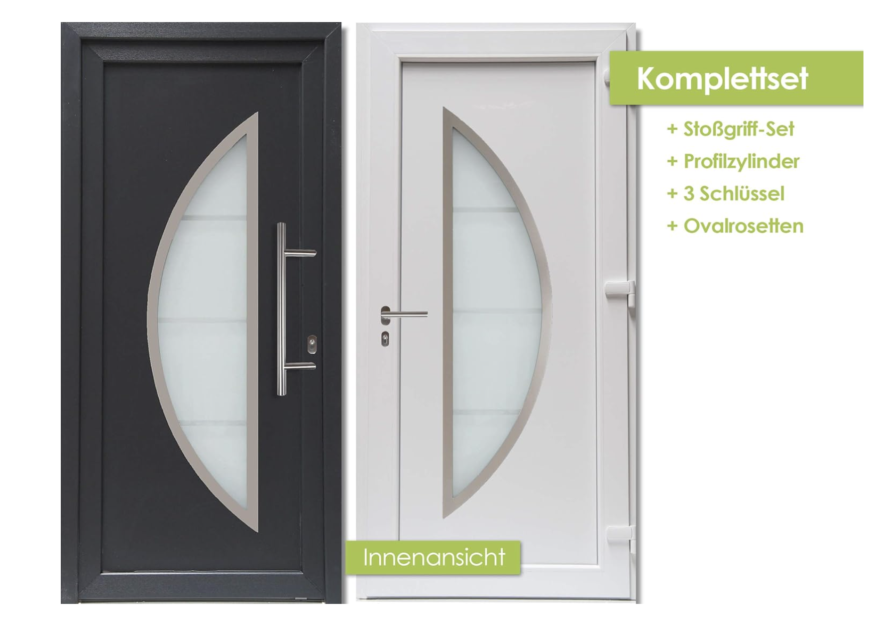 Haustür „Anthrazit von Kuporta“