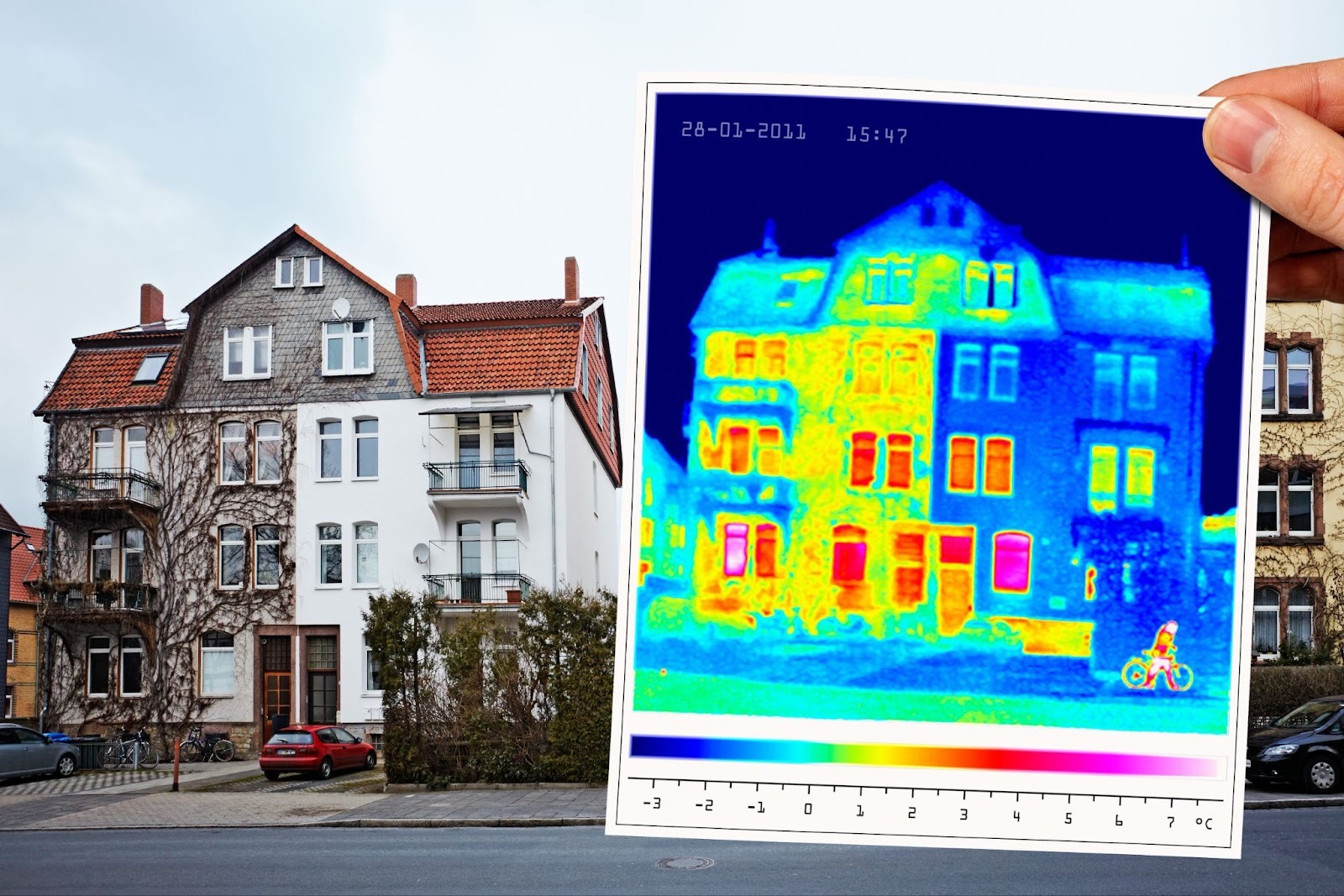 Thermografie-Analyse für Förderung denkmalgeschützter Gebäude zur energetischen Modernisierung