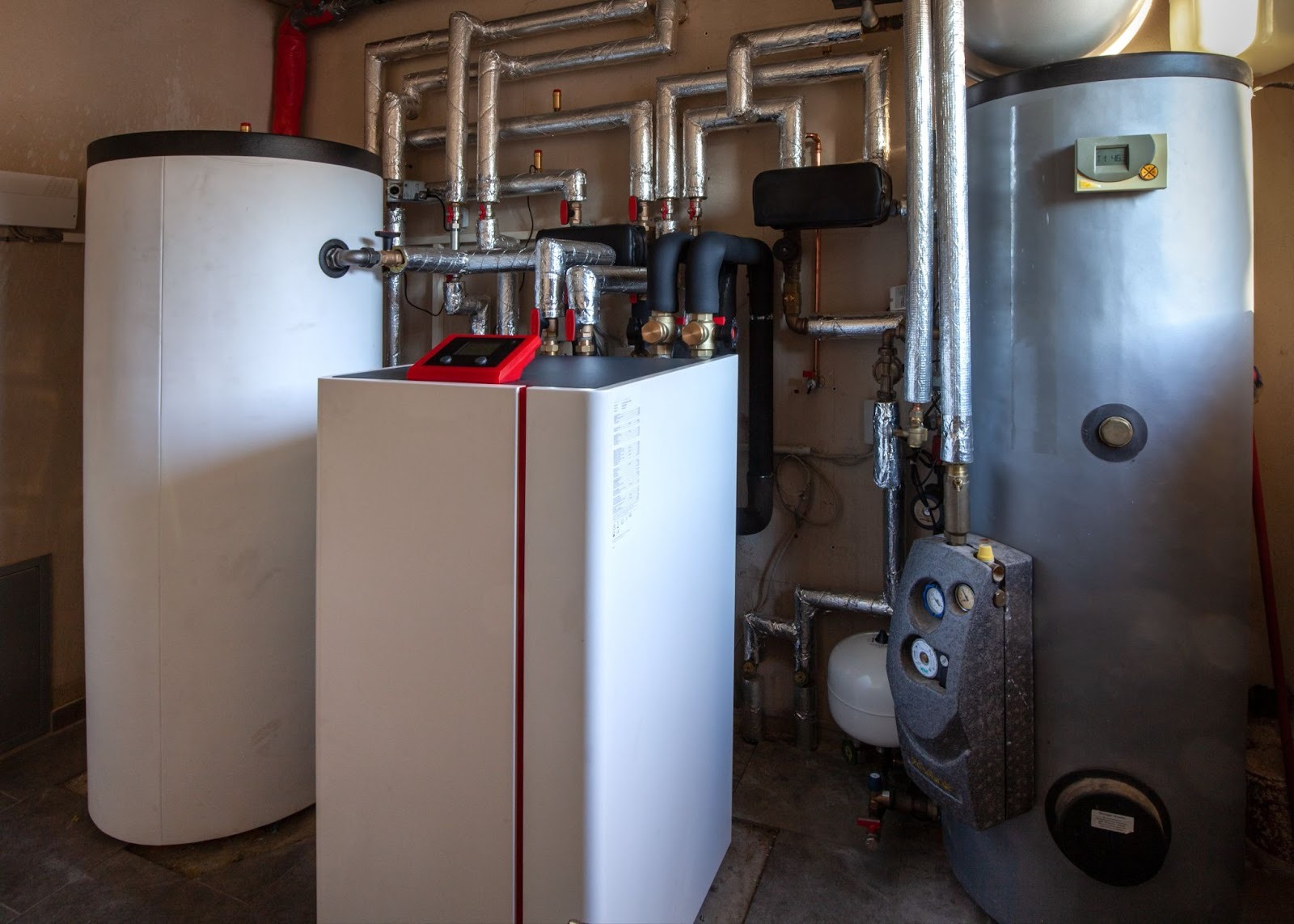 Wärmepumpe in Innenaufstellung