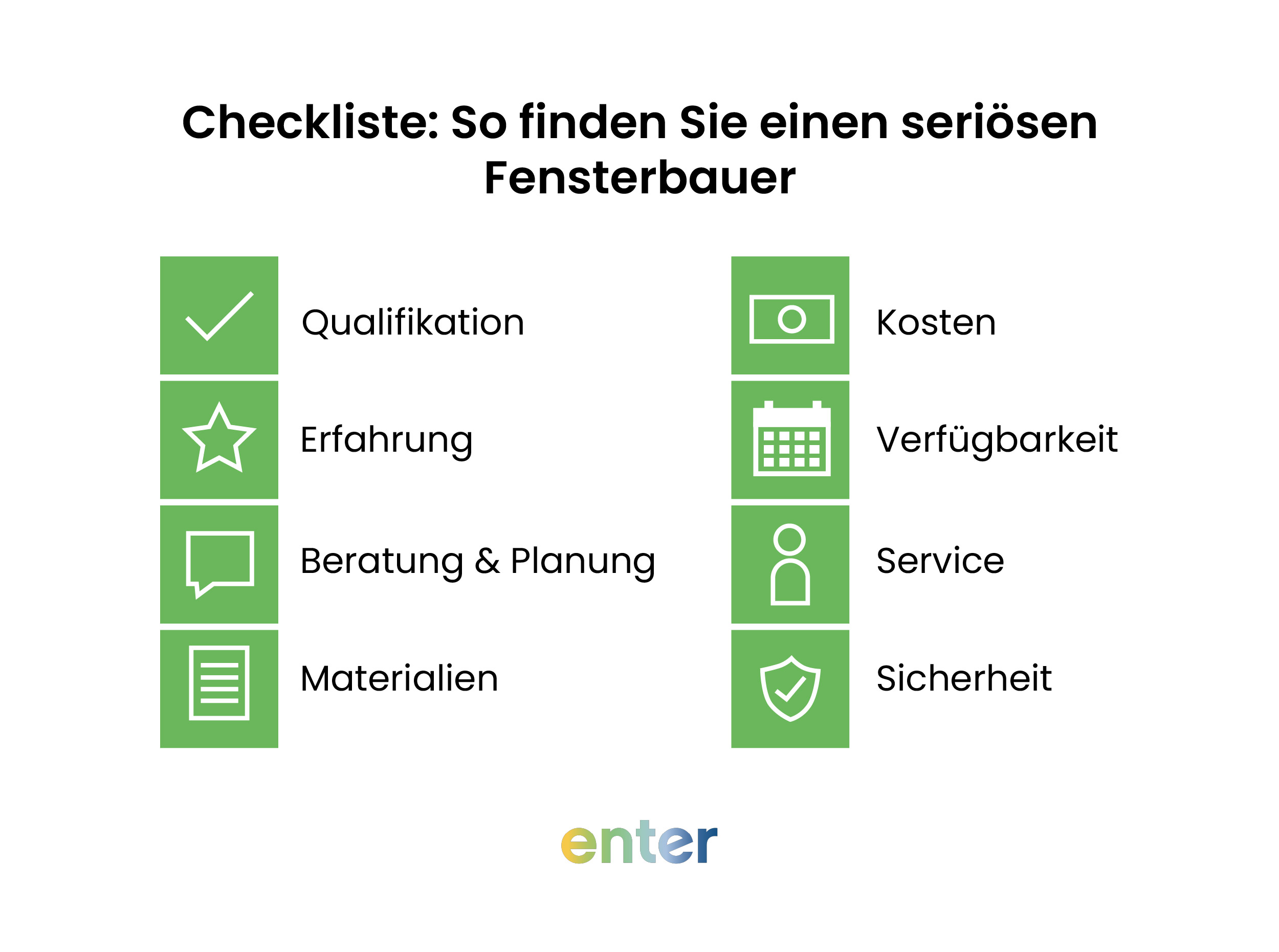 Checkliste: So finden Sie einen seriösen Fensterbauer