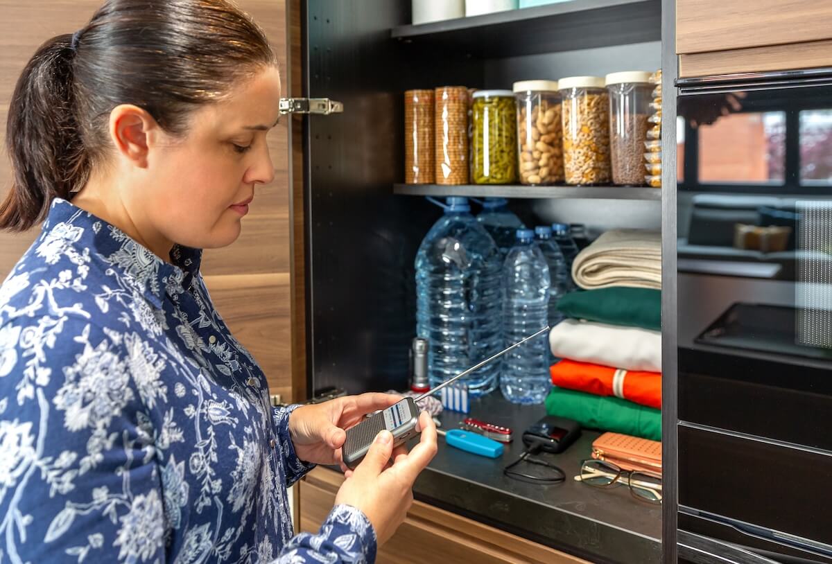 Blackout Vorrat im Schrank