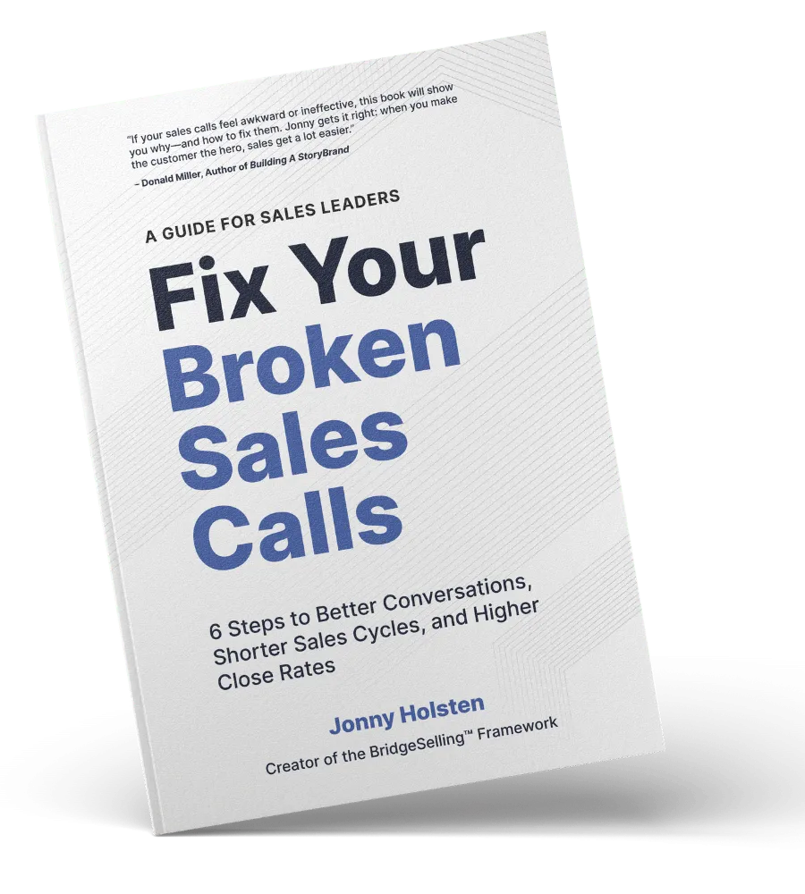 Fix Your Broken Sales Calls Book Cover