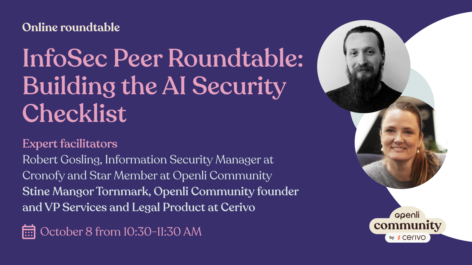 InfoSec Peer Roundtable: Building the AI Security Checklist