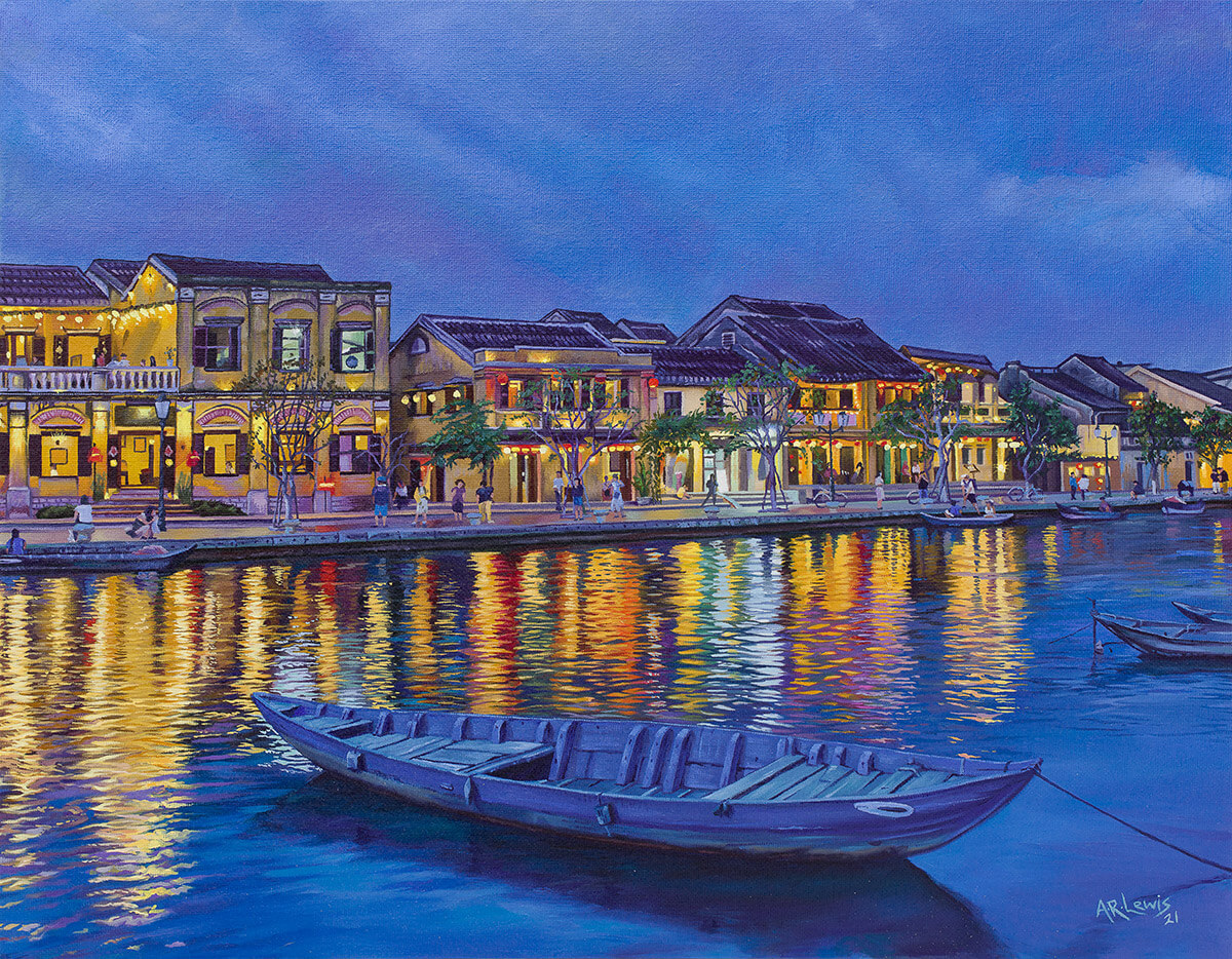 Hội An - oil painting