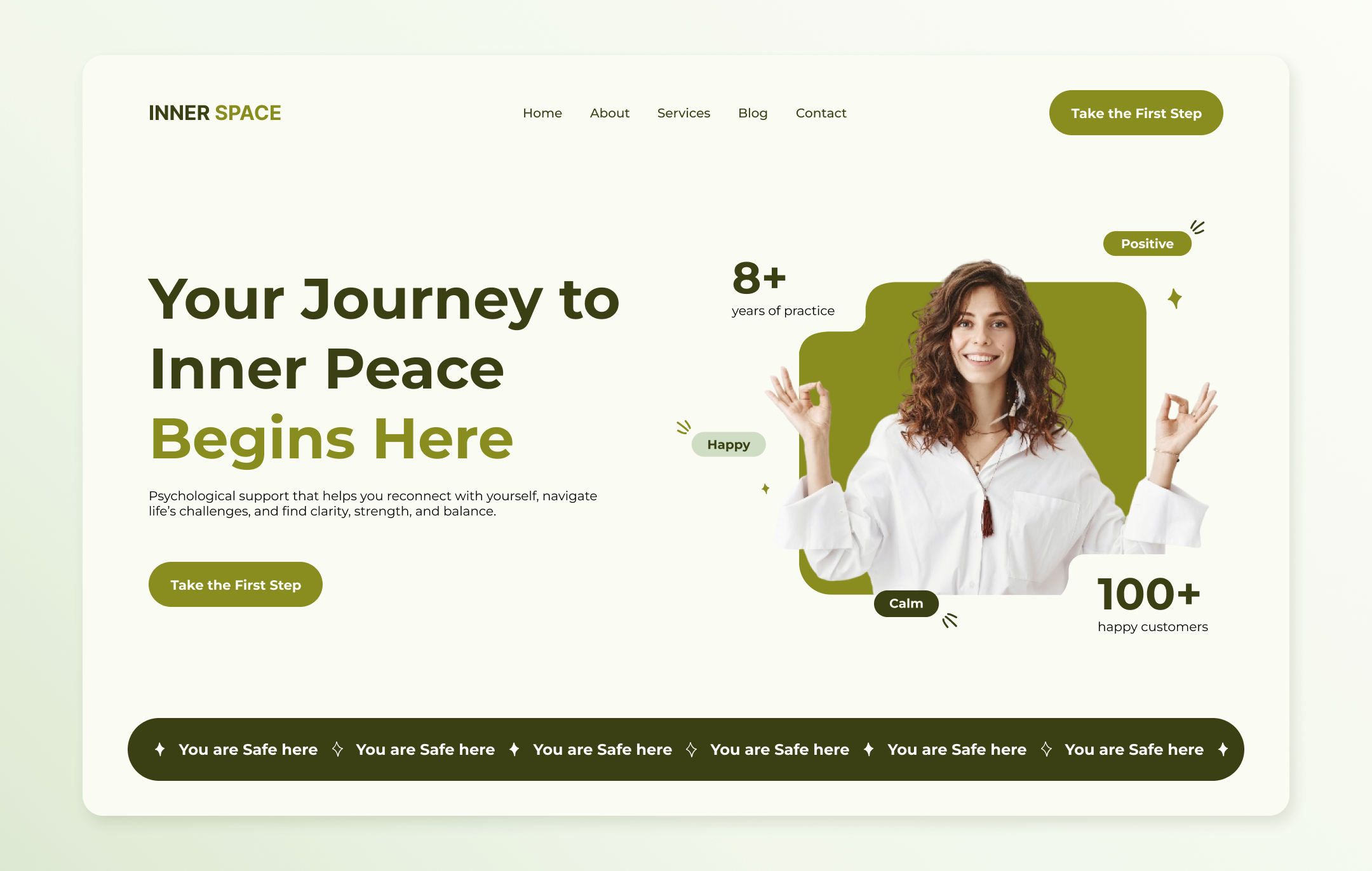 Wellness & Therapy Website — Psychology Web Design cover image