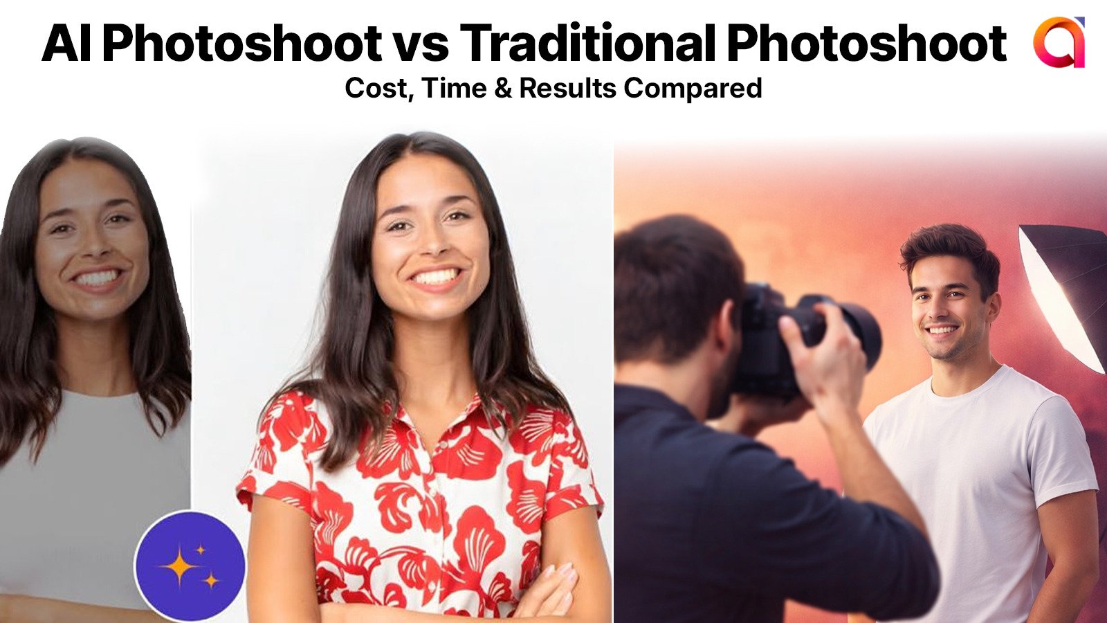 AI Photoshoot vs Traditional Photoshoot: Cost, Time & Results Compared