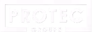 Protec Groupe logo, black & white.